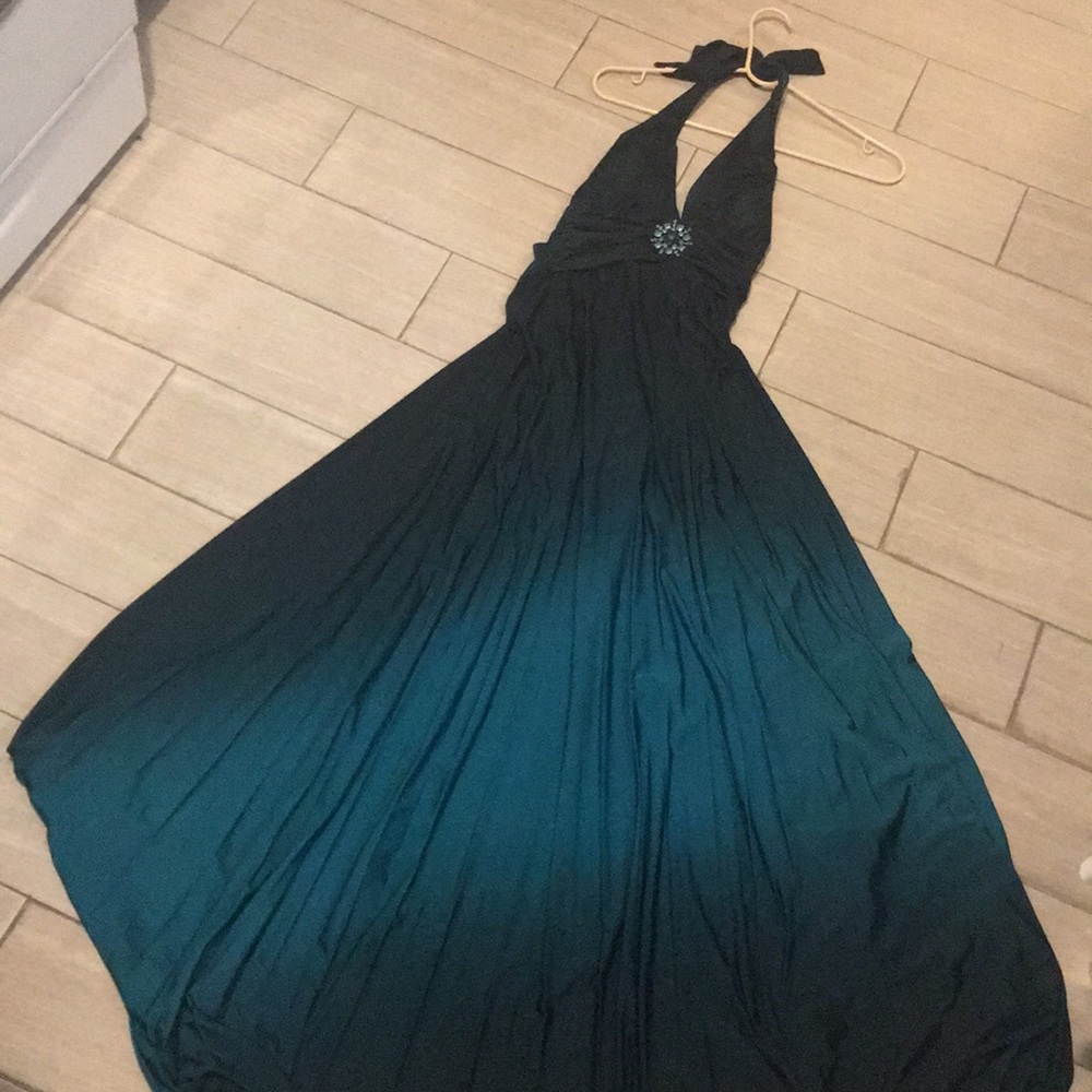 Long Turquoise Dress